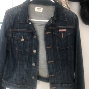 Hudson for Bloomingdales dark jean jacket